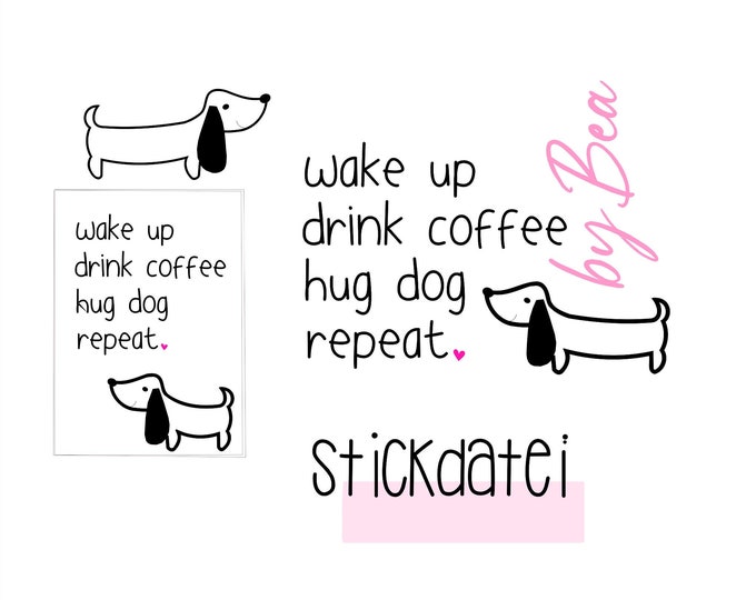 Embroidery file "Black Dachshund Dieter"