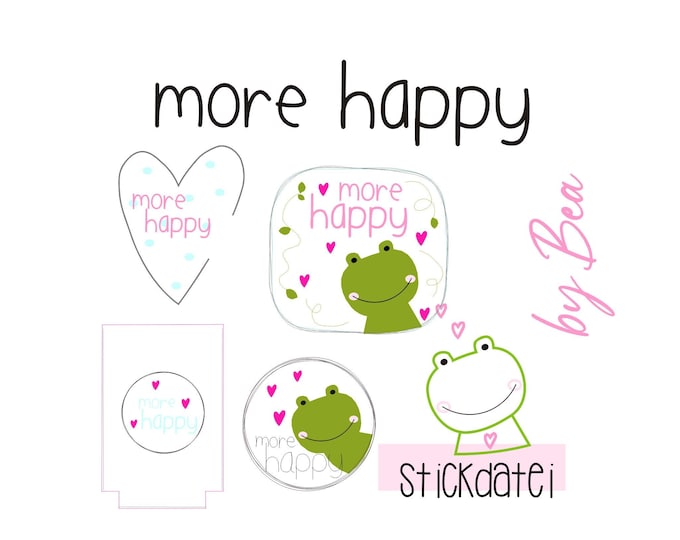 Embroidery file "More Happy"