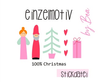 Embroidery file "100% Christmas"