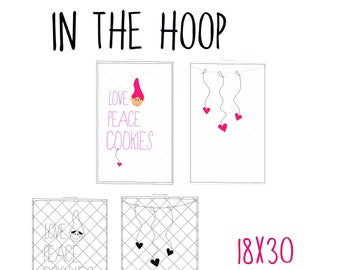 Embroidery file - IN THE HOOP pot holders