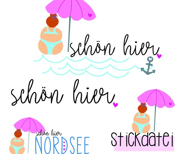 Embroidery file "Beautiful here"