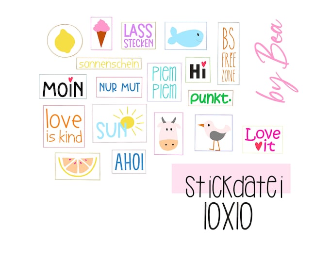 Embroidery file Extra Small vol.13