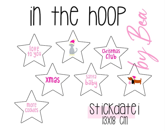 Embroidery file "X Mas Stars"