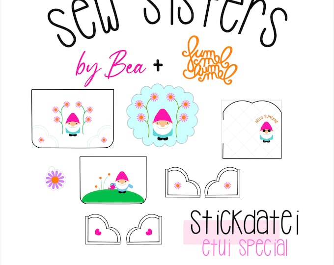 Embroidery file "Etui Special - Zwergenliebe by FummelHummel + Bea"