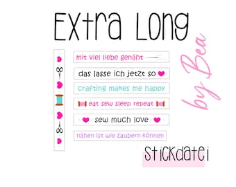 Embroidery file "Extra Long" vol.4