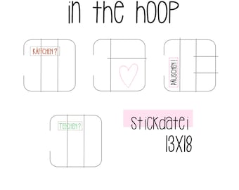 Embroidery file "ITH Patchwork Coaster"