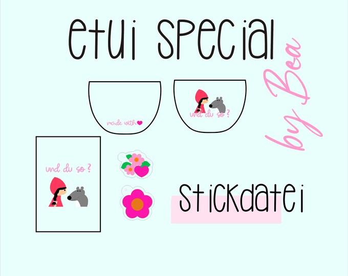 Embroidery file "Etui Special - And you?"