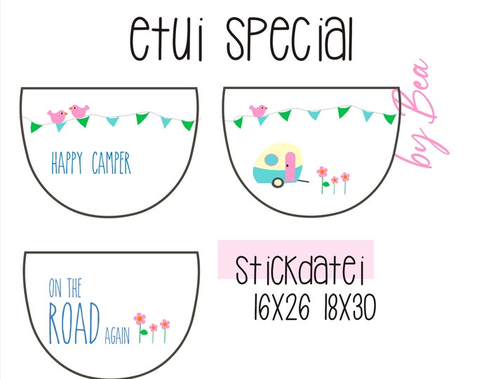 Embroidery file "Cases - on the road again"