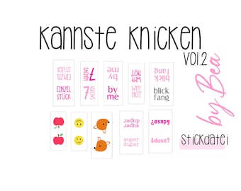 Embroidery file "Can you fold vol.2"