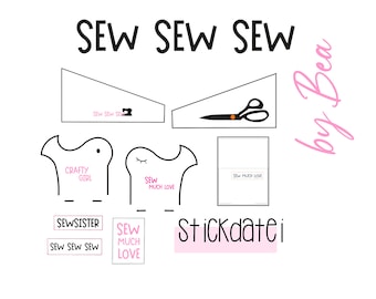 Embroidery file "SEW SEW SEW"
