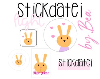 Embroidery design "Light Bunny"