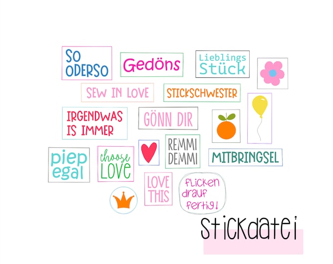 Embroidery file "Extra Small vol.12"