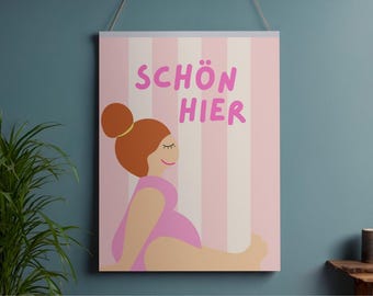 Printdesign "Schön hier"