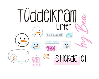 embroidery file "Tüddelkram Winter"