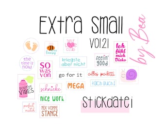 Embroidery file "Extra Small vol.21"
