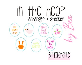 Stickdatei "IN THE HOOP - Filzeier 24"