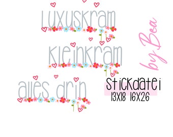 Embroidery file "Luxury Stuff"