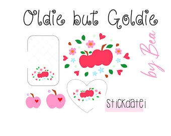 Embroidery file “Apple Colorful”