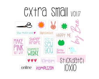 Embroidery file "Extra Small vol.17"