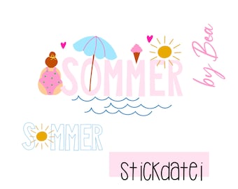 Embroidery file "Summer 22"