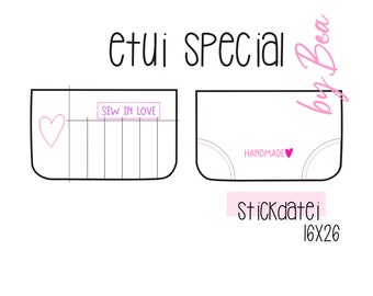 Embroidery file "Patchwork Case 16x26"