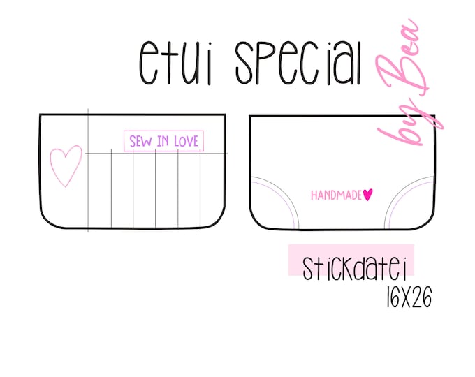 Embroidery file "Patchwork Case 16x26"