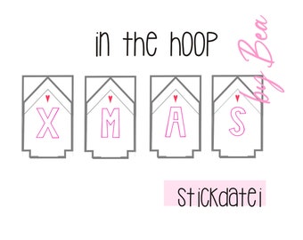 Embroidery file "ITH - XMAS Houses"