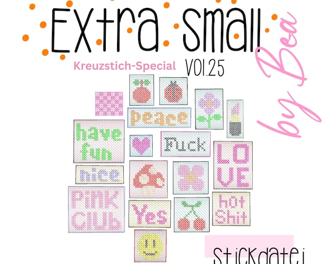 Embroidery file "Extra Small vol.25"