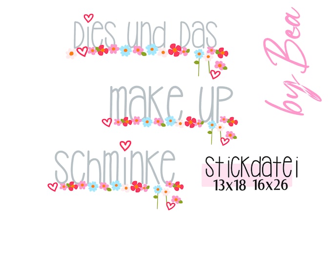 Embroidery file "This and That"