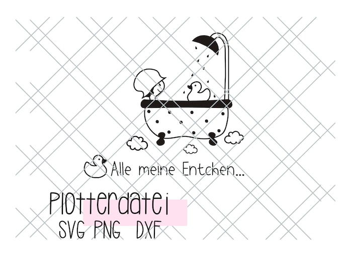 Plotter file "All my ducklings"