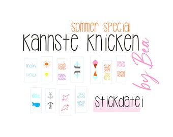 Embroidery file "You Can Bend - Summer Special"