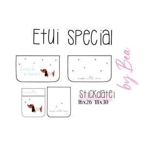 Stickdatei "Etui Specal- beach please"