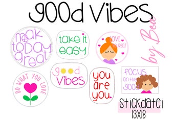 Embroidery file "Good Vibes"