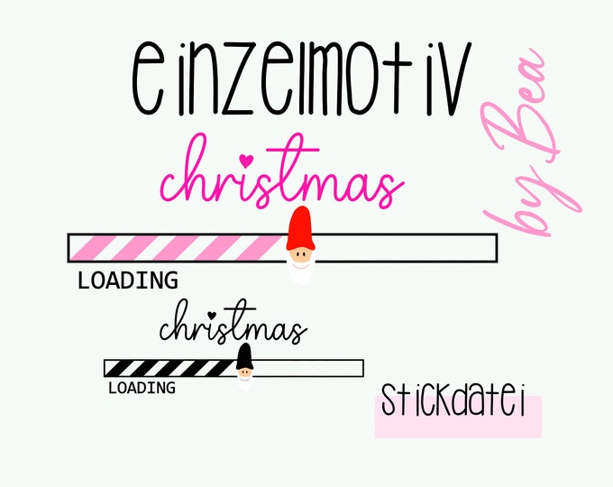 Embroidery file "Christmas Loading"