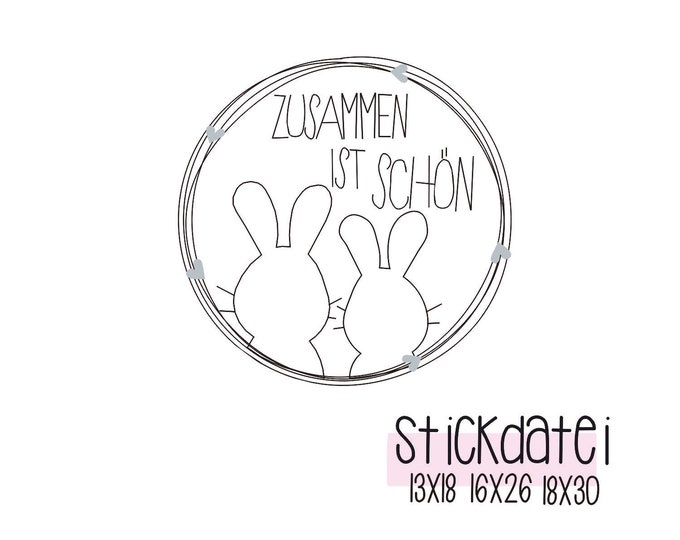 Embroidery design "Black Together is beautiful"