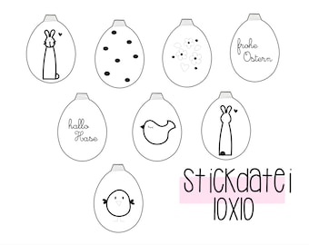 Stickdatei "BLACK Filzeier"