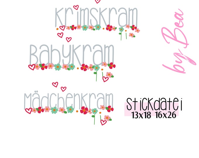 embroidery file "Knickknacks"