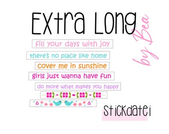 Embroidery file "Extra Long" vol.1