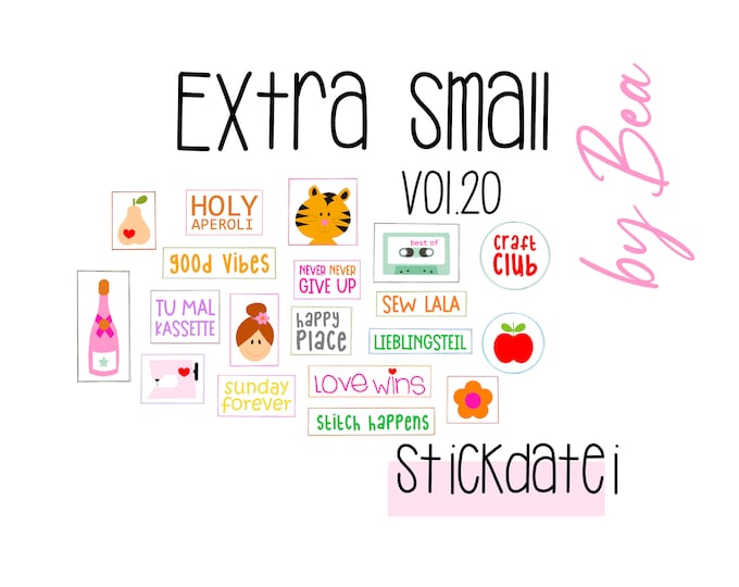 Embroidery file "Extra Small vol.20"