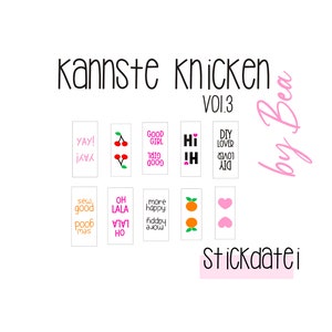 Embroidery file "Can you fold vol.3"