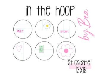 Embroidery file "IN THE HOOP - Partycoaster"