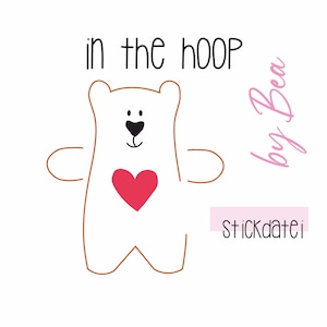 Embroidery file "IN THE HOOP - Bear"