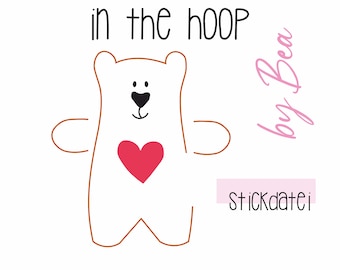 Embroidery file "IN THE HOOP - Bear"