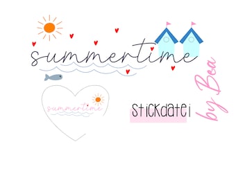 Embroidery design "Summertime"
