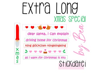 Embroidery file "Extra Long" Christmas special
