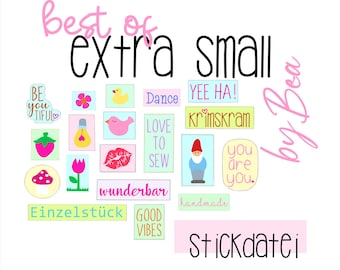 Embroidery file "BEST OF - Extra Small"