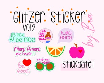 Embroidery file "Glitter Stickers vol. 2"
