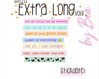 Embroidery file "Extra Long Glitter Special Vol. 6"
