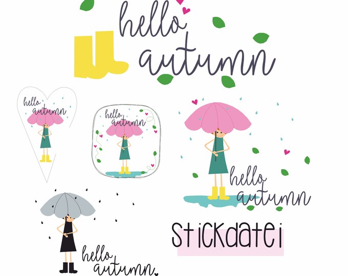 Embroidery file "Hello Autumn"