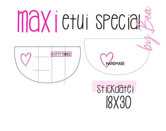 Embroidery file "MAXI case Patchwork Pretty Things"